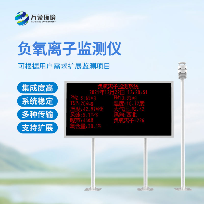 大氣負氧離子自動(dòng)監測系統