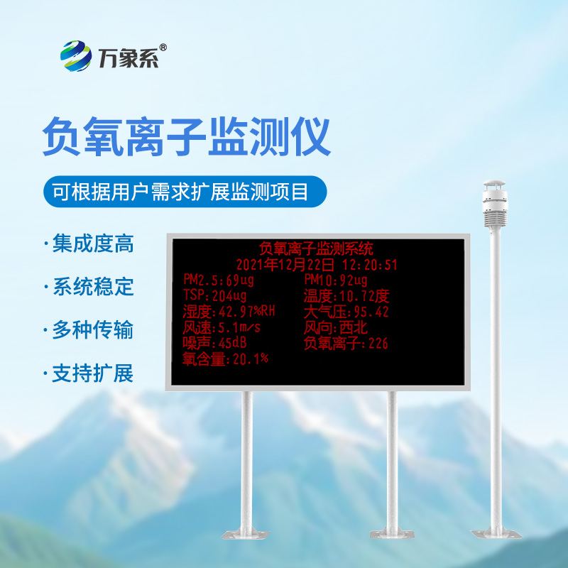 科研型負離子監測系統